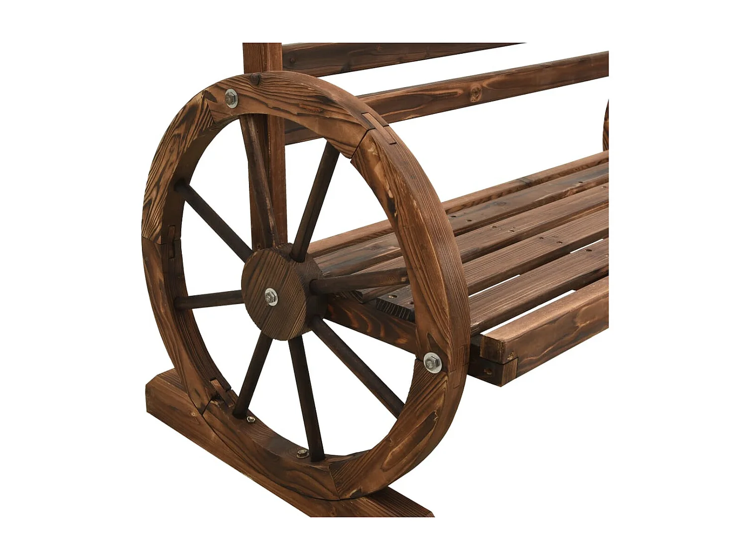 Banc de jardin 112cm Bois de sapin massif