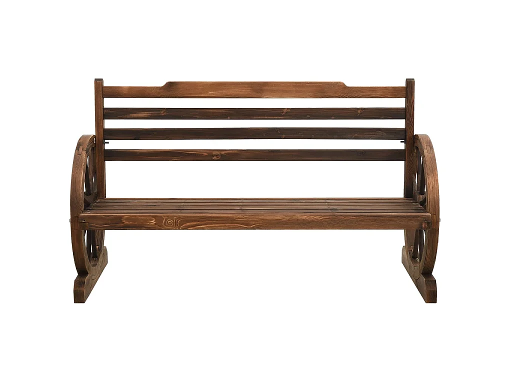 Banc de jardin 112cm Bois de sapin massif