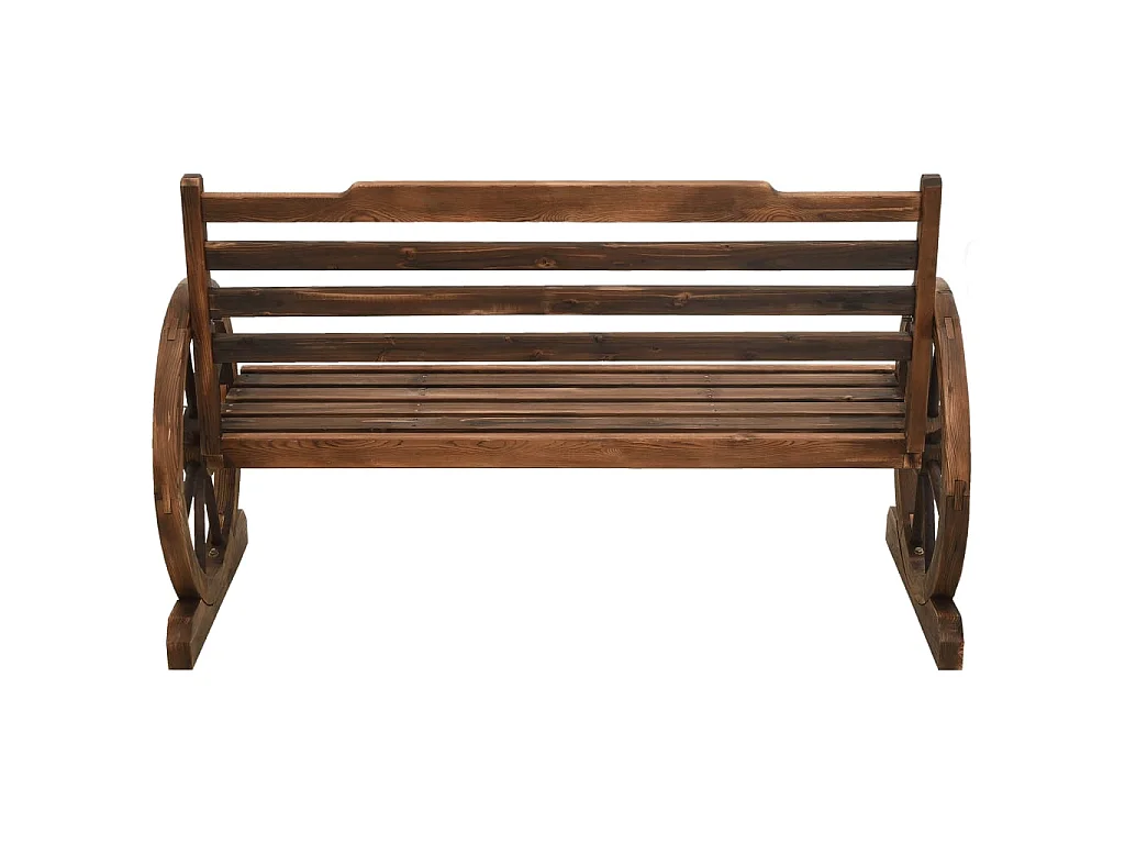Banc de jardin 112cm Bois de sapin massif