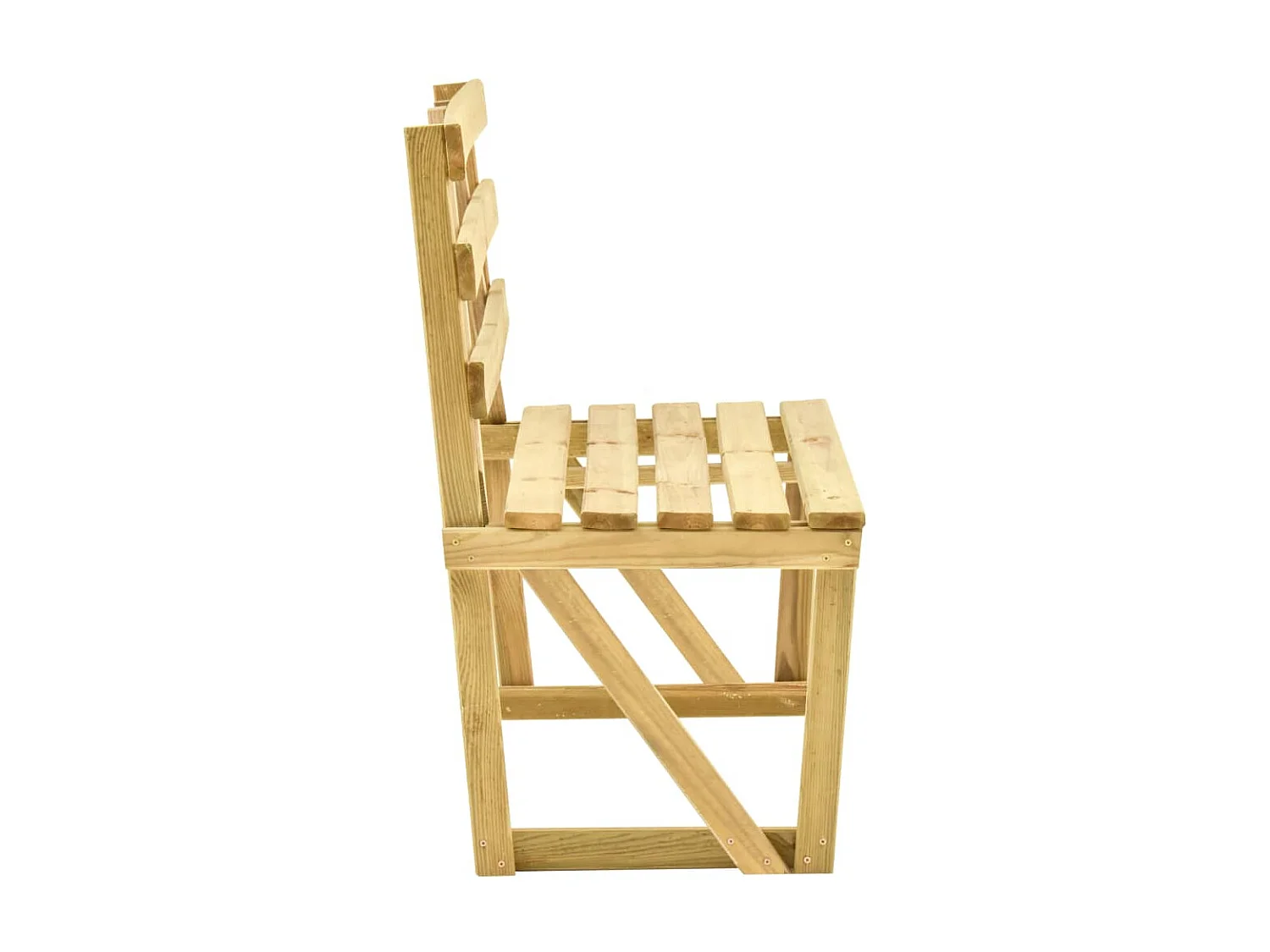 Banc de jardin 120cm Bois de pin imprégné