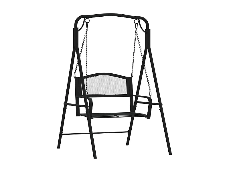 Balancelle 124cm Noir Acier