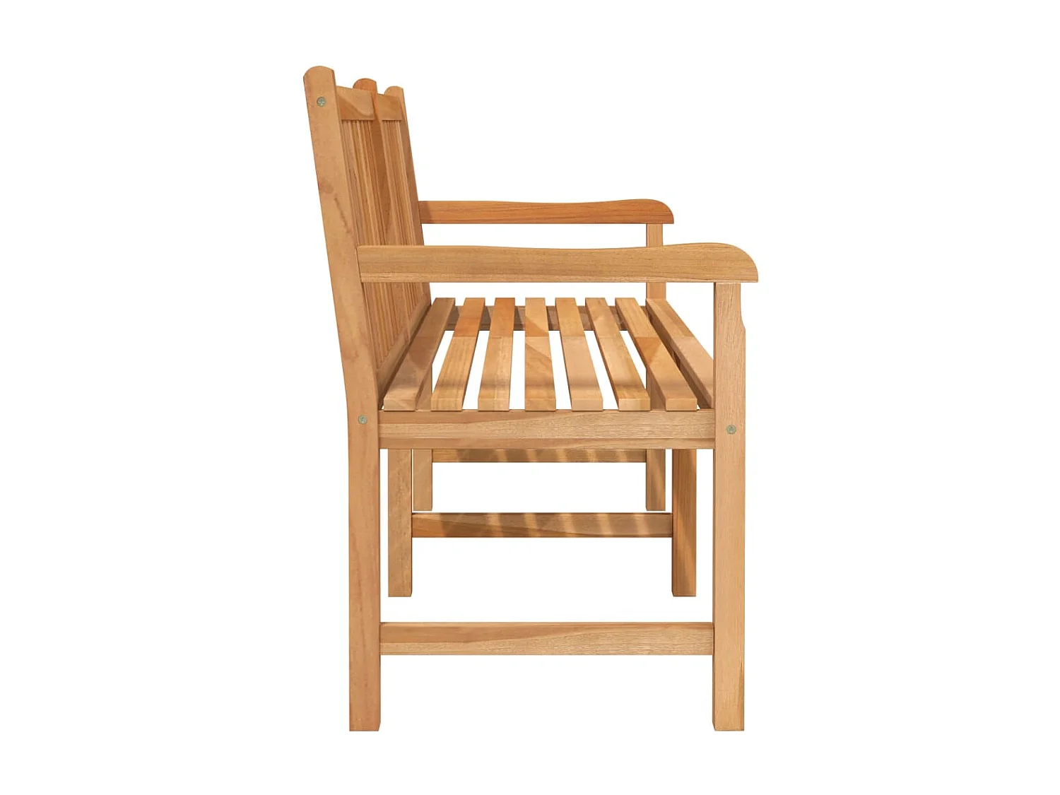 Banc de jardin 150cm Bois de teck solide 2