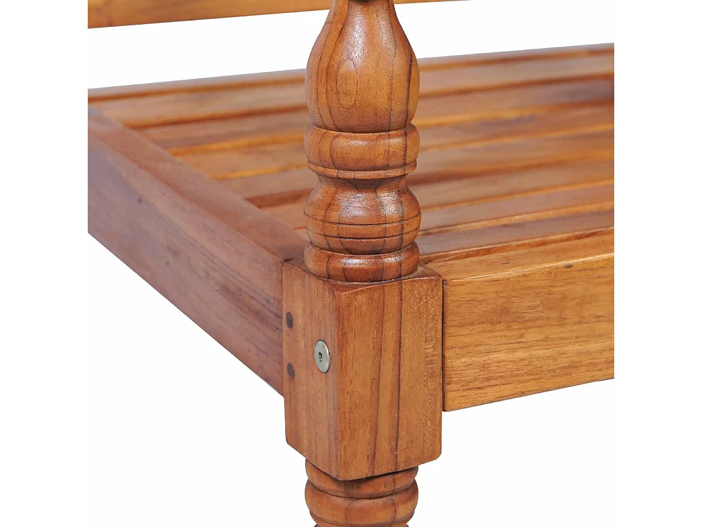 Banc Batavia avec coussins 120cm Teck