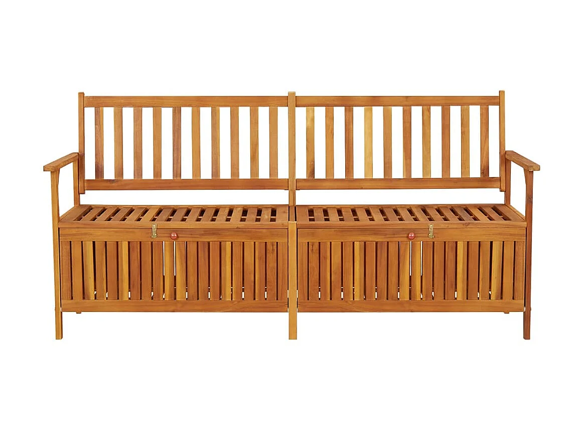 Banc de rangement 170cm Bois d'acacia solide