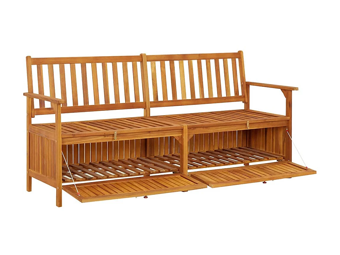 Banc de rangement 170cm Bois d'acacia solide