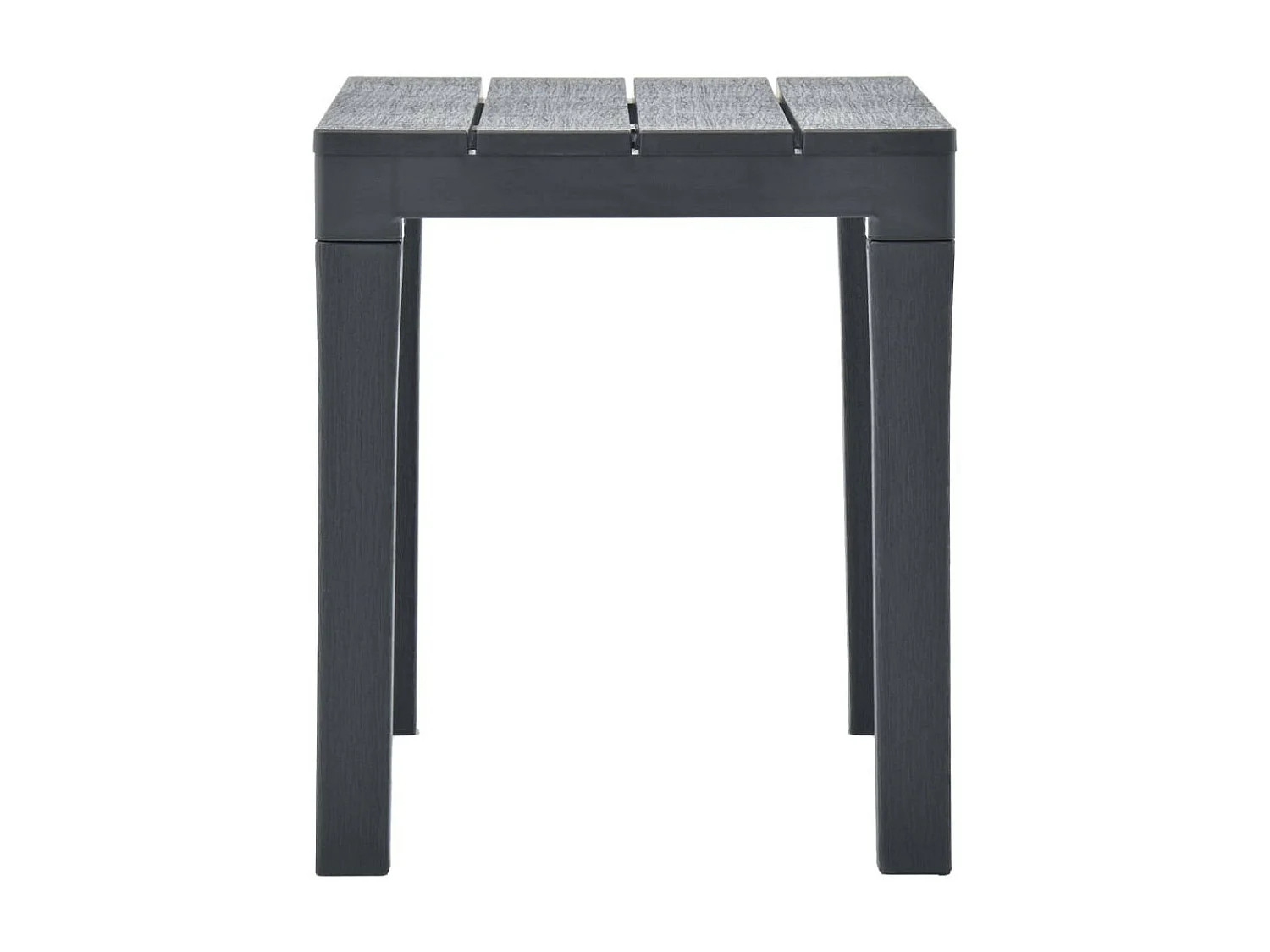 Bancs de jardin 2 pcs Anthracite Plastique