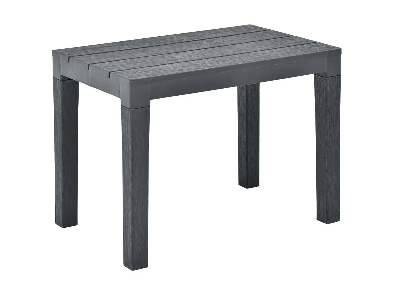 Bancs de jardin 2 pcs Anthracite Plastique