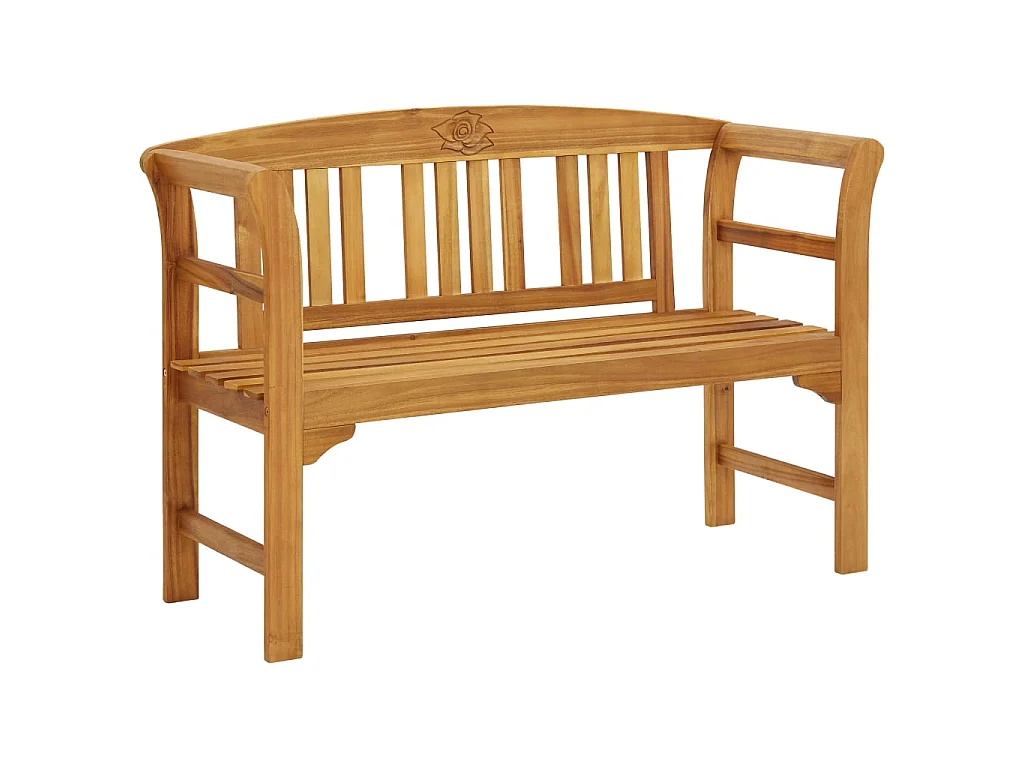 Banc de jardin 114cm Bois d'acacia solide