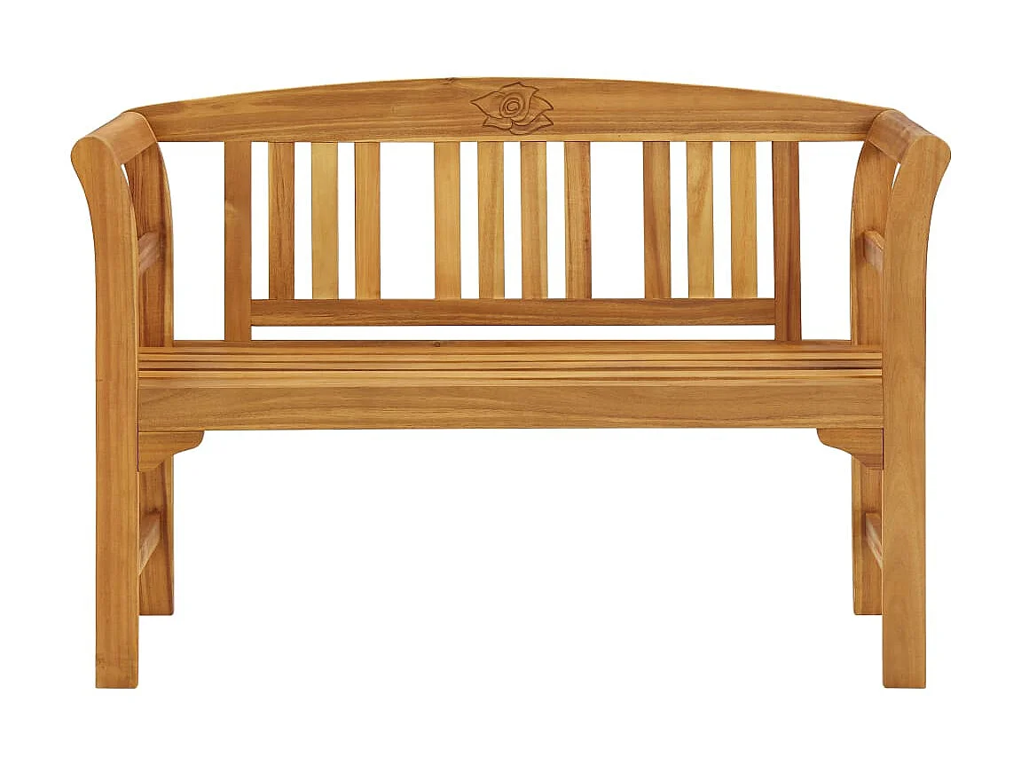 Banc de jardin 114cm Bois d'acacia solide