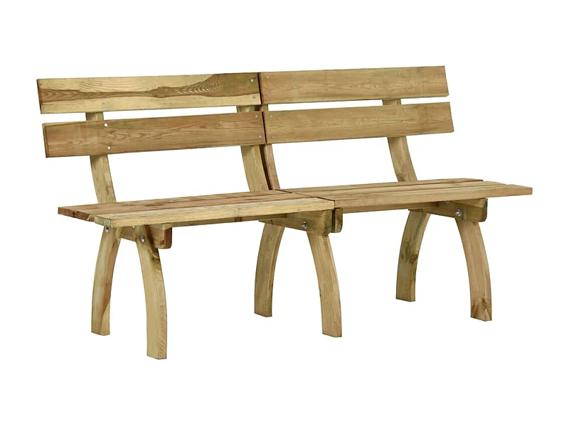 Banc de jardin 160cm Bois de pin imprégné