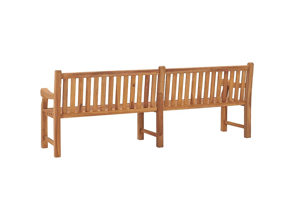 Banc de jardin 228cm Bois de teck solide 2