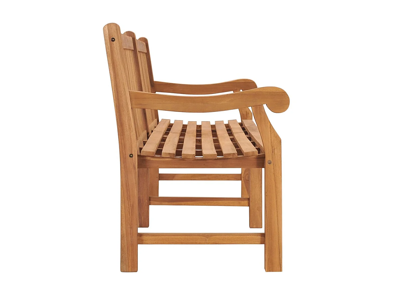 Banc de jardin 228cm Bois de teck solide 2