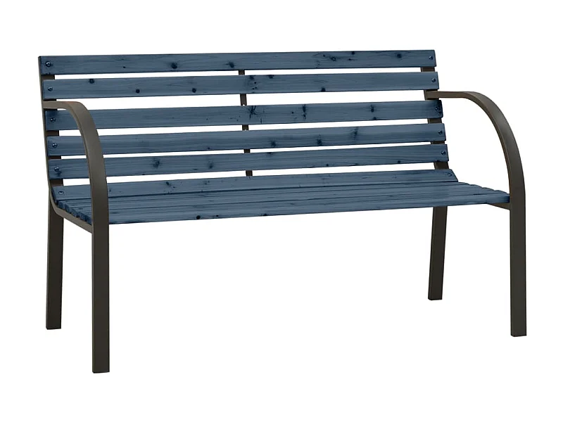 Banc de jardin pour enfants 81cm Bois de pin chinois Gris