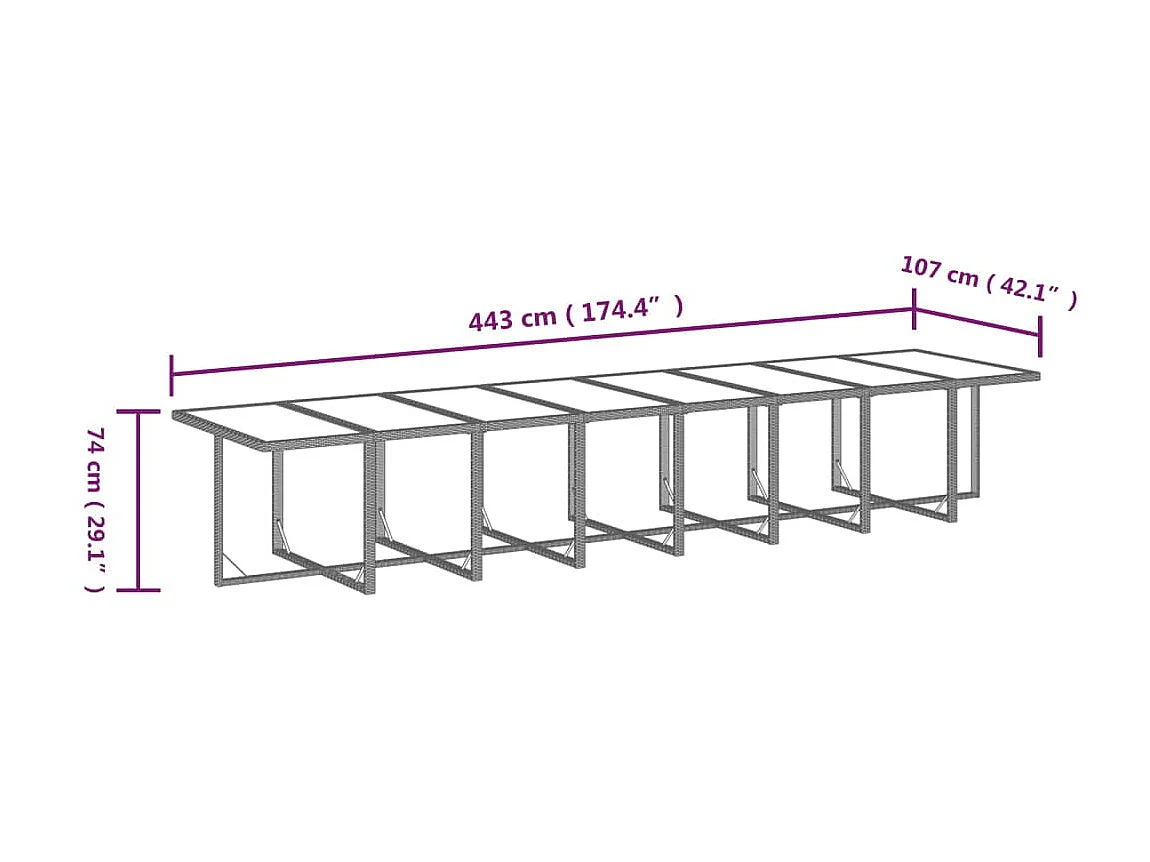 Ensemble à dîner de jardin coussins 17 pcs Noir Résine tressée