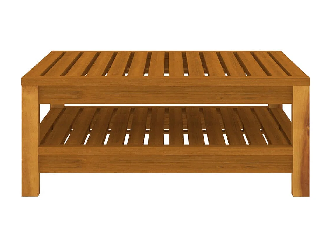 Salon de jardin 10 pcs avec coussin Bois d'acacia solide 2