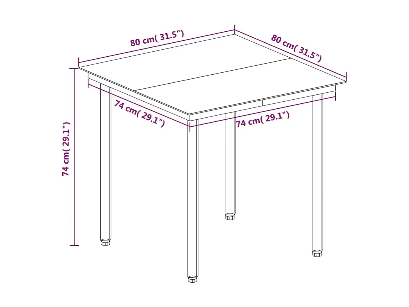 Mobilier à dîner de jardin coussins 5 pcs Résine tressée Verre 9