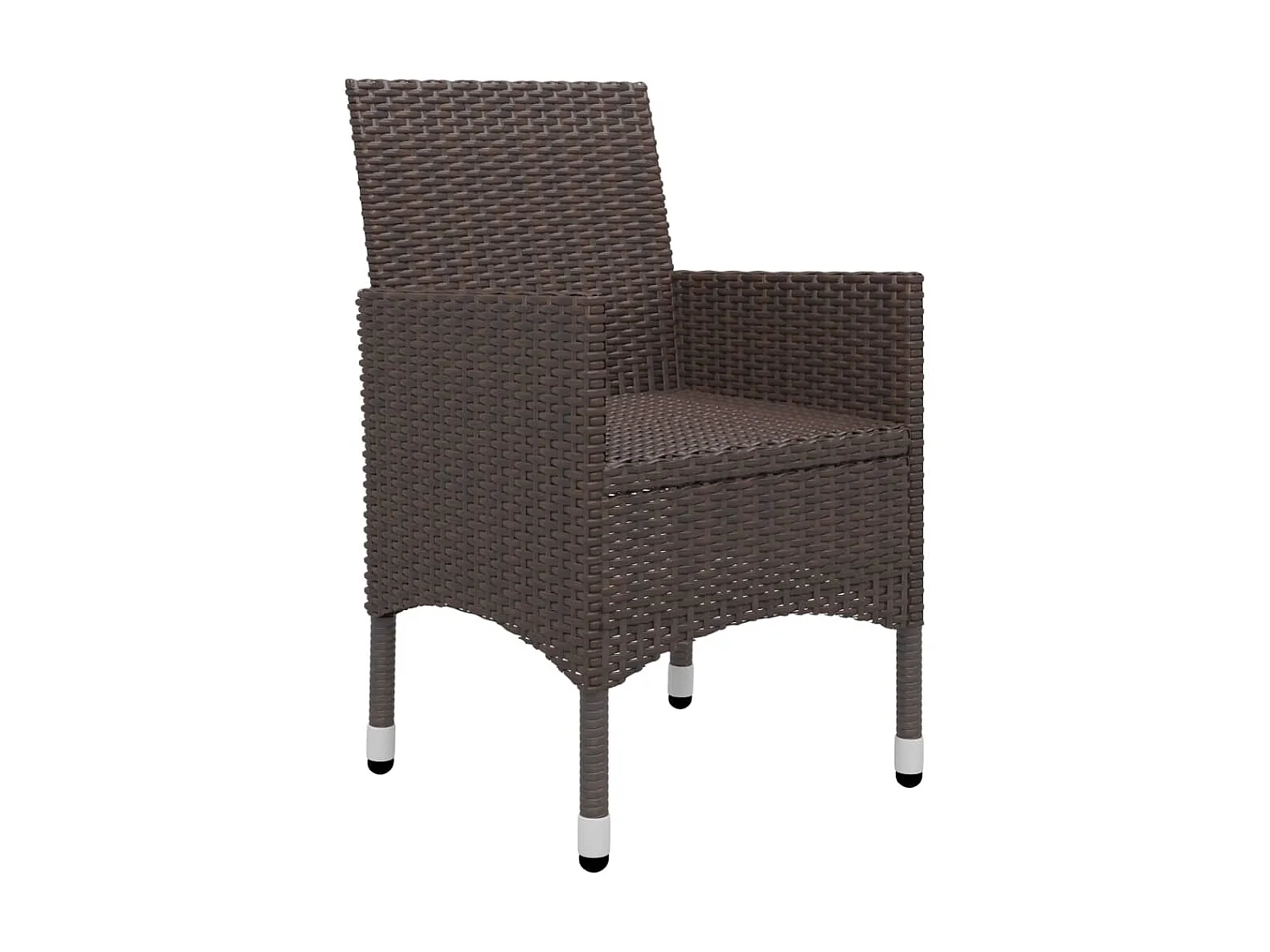 Ensemble de salle à manger de jardin 3 pcs Marron 14