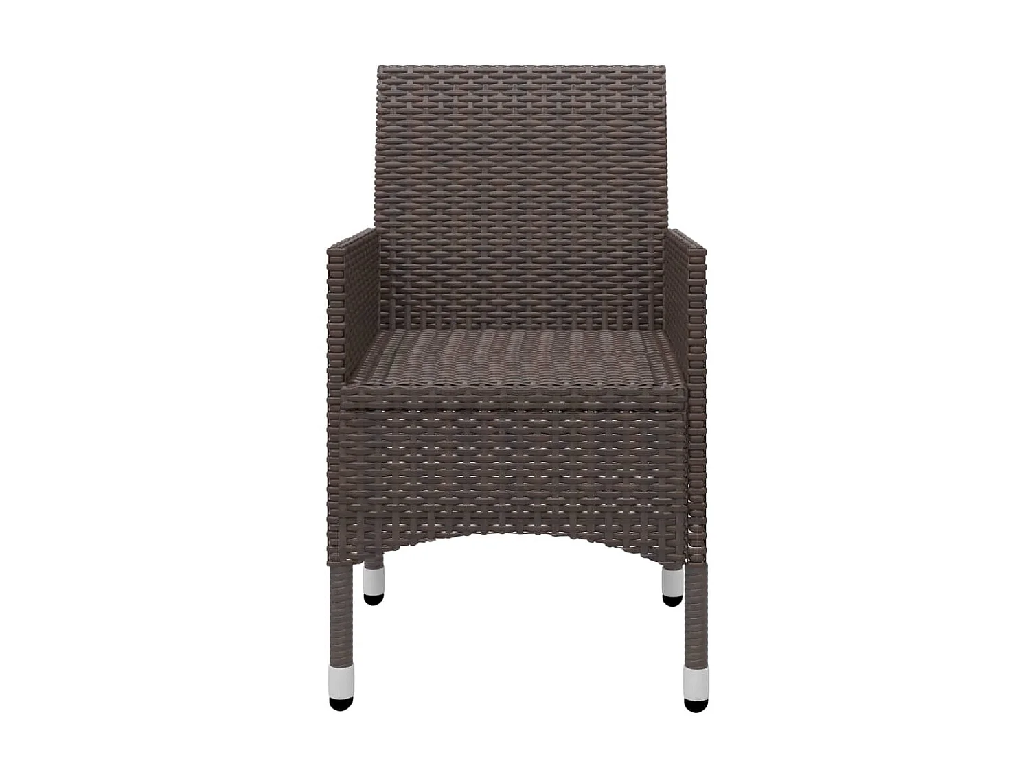 Ensemble de salle à manger de jardin 3 pcs Marron 14