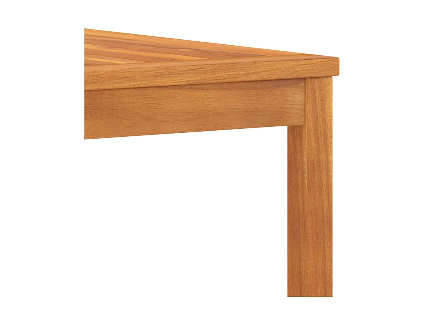 Salon de jardin 5 pcs avec coussin Bois d'acacia solide 6