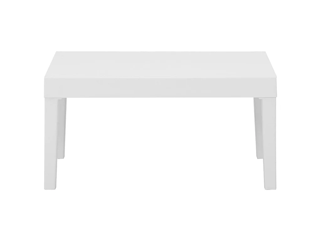 Salon de jardin 4 pcs avec coussins Plastique Blanc 3