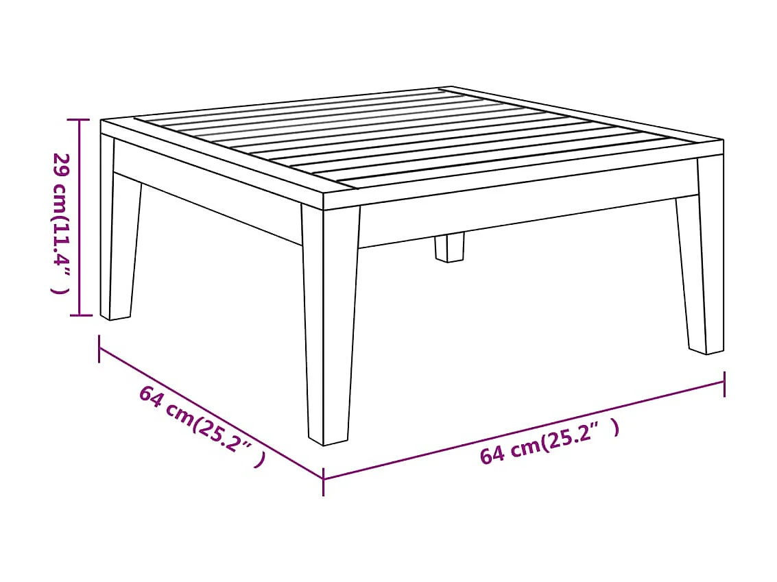 Salon de jardin 3 pcs avec coussins gris foncé Bois d'acacia