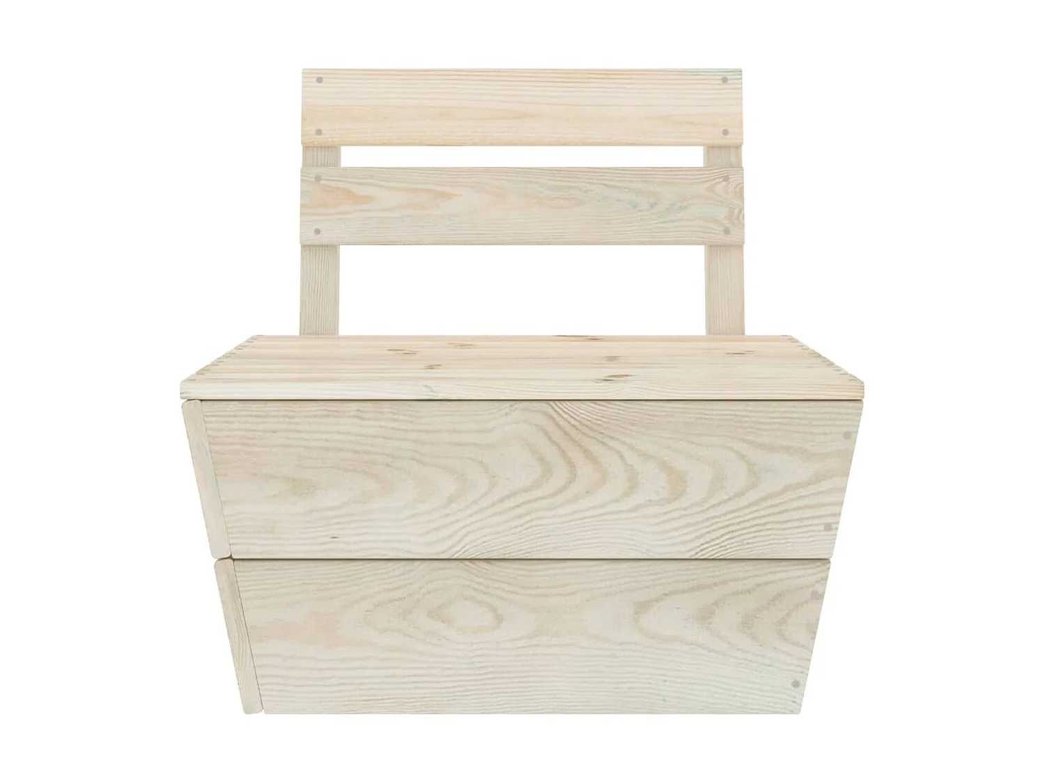 Salon de jardin palette 8 pcs Bois d'épicéa imprégné 2