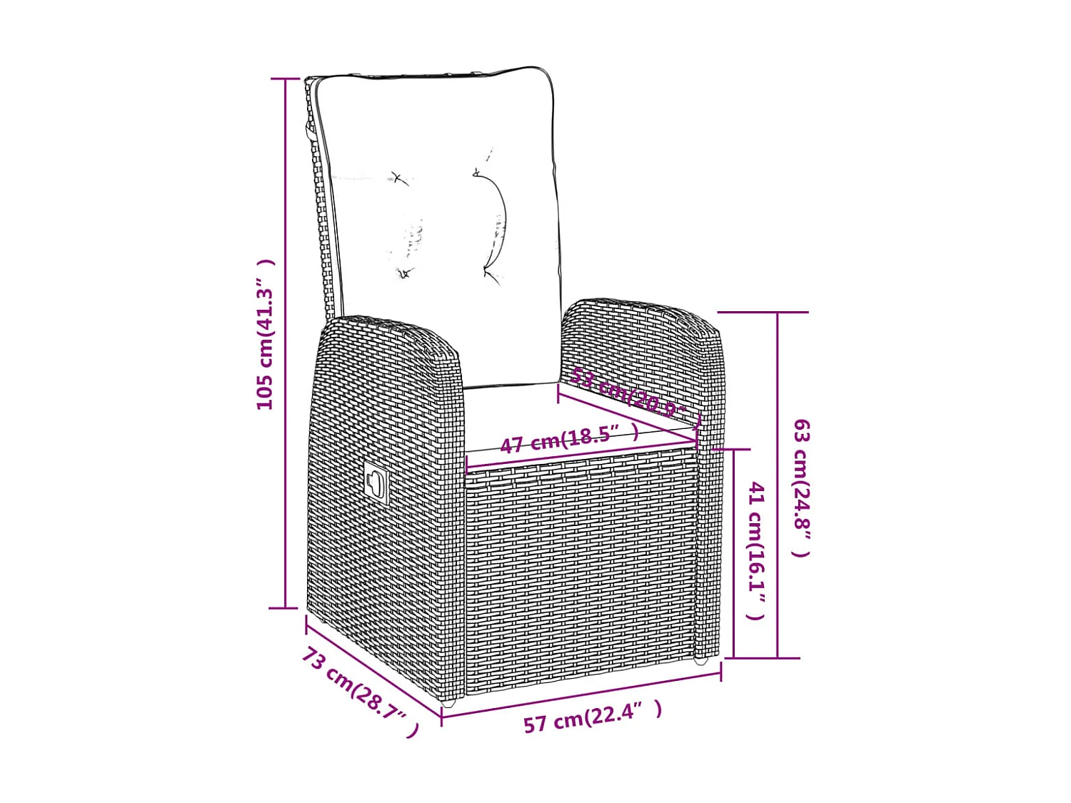 Ensemble de salle à manger de jardin avec coussins 5 pcs Noir 4
