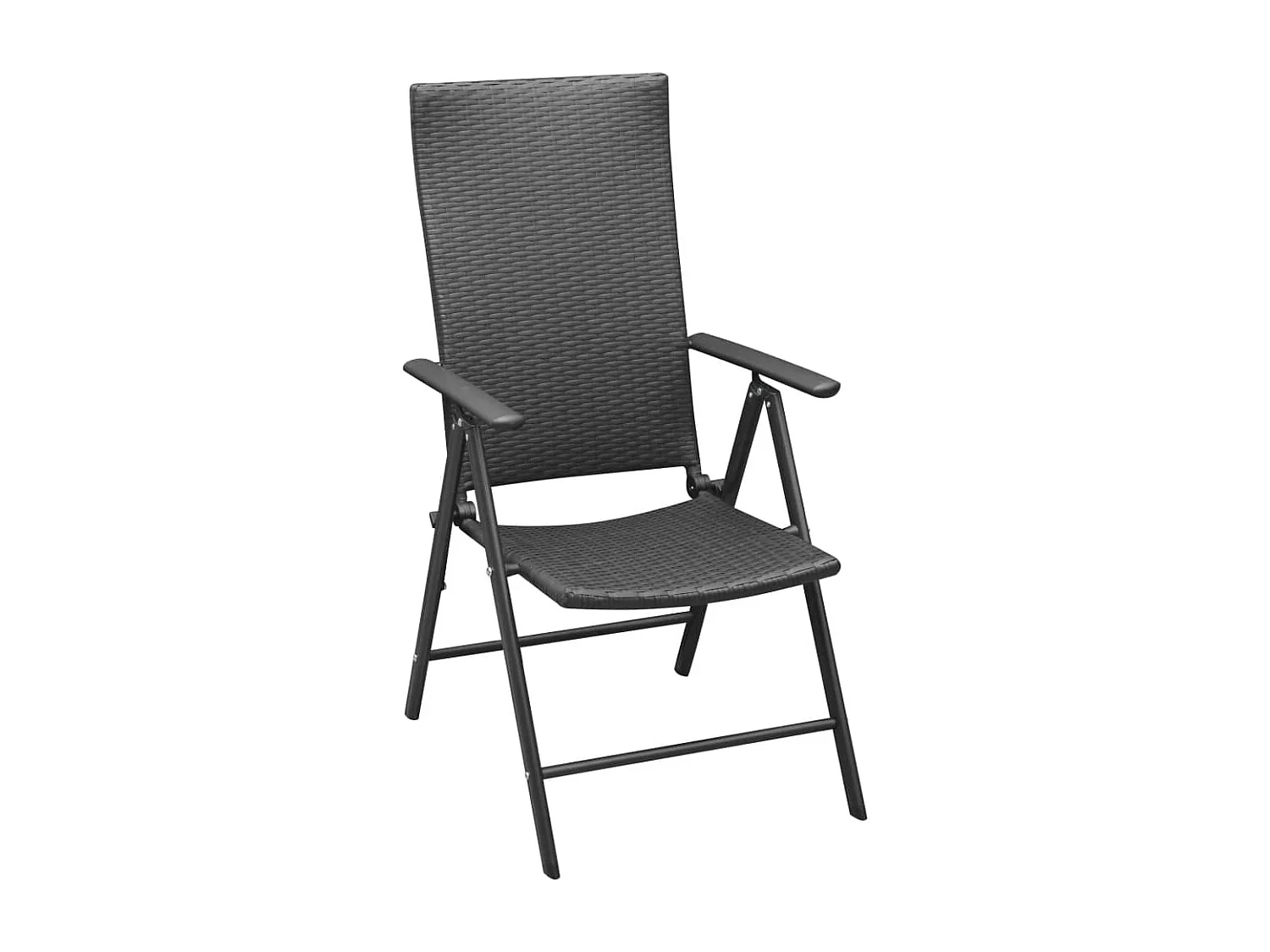 Ensemble de salle à manger de jardin 7 pcs Noir 57