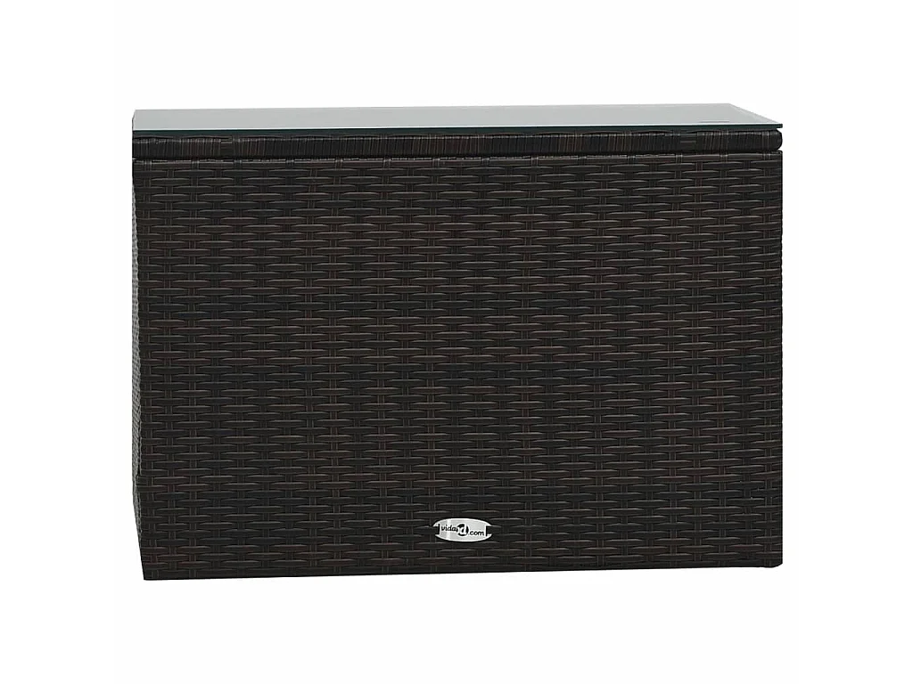 Salon de jardin 5 pcs avec coussins Résine tressée Marron 33