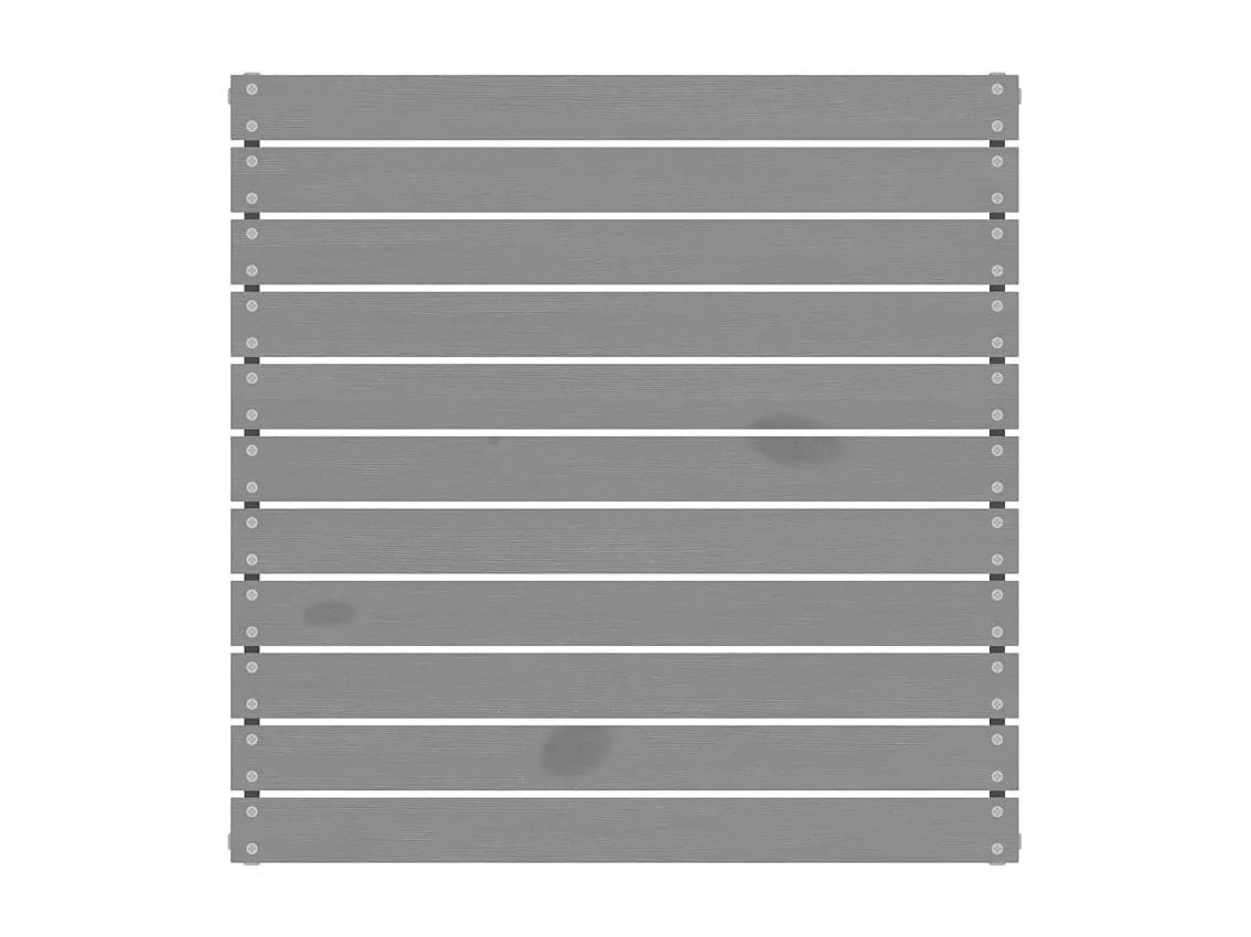 Salon de jardin 5 pcs Gris Bois de pin massif 23