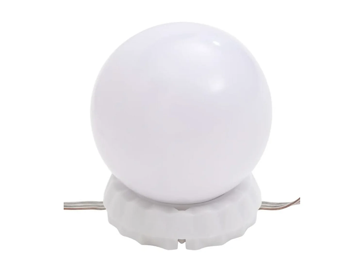 Coiffeuse avec LED Gris béton 86,5x35x136