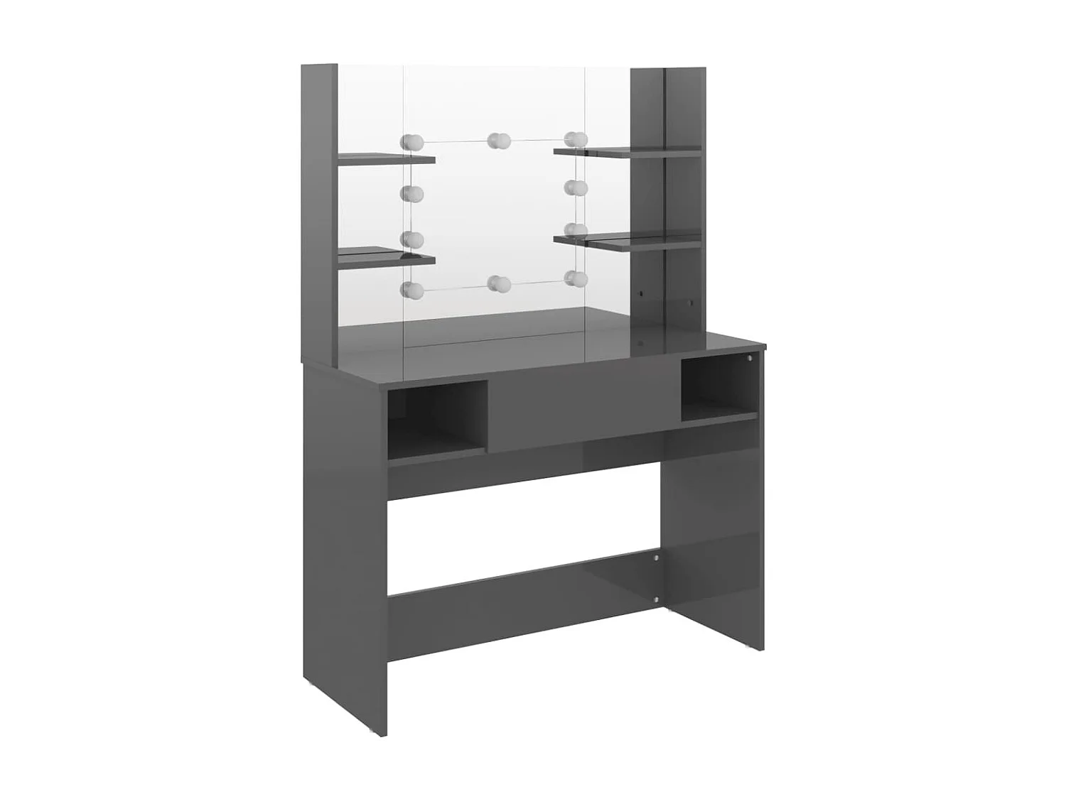 Table de maquillage avec éclairage LED 100x40x135 MDF 2