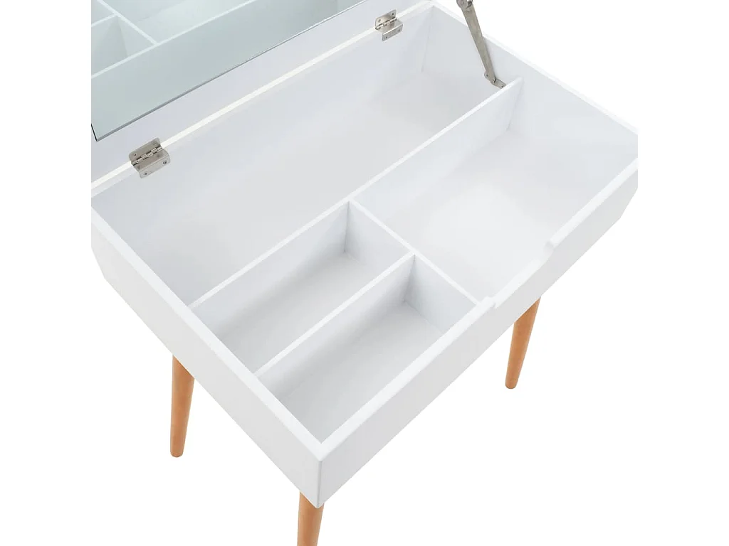 Coiffeuse avec miroir MDF 60 x 40x75