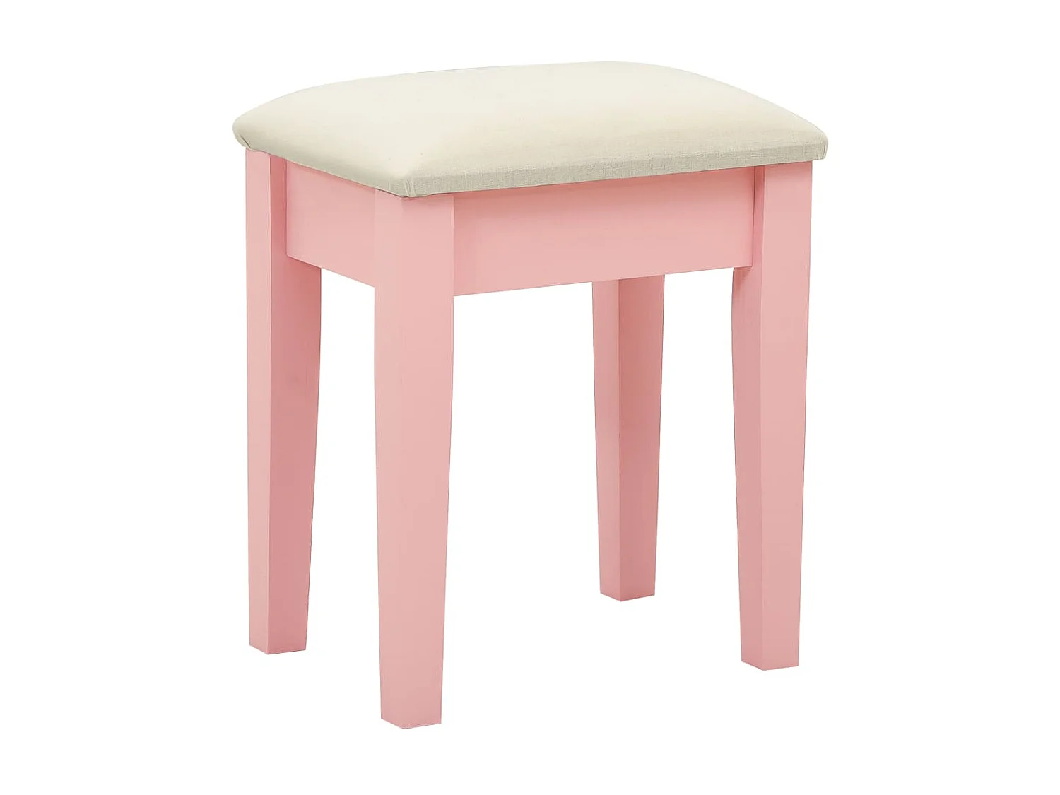 Coiffeuse et tabouret Rose 65x36x128 Bois de paulownia MDF 2
