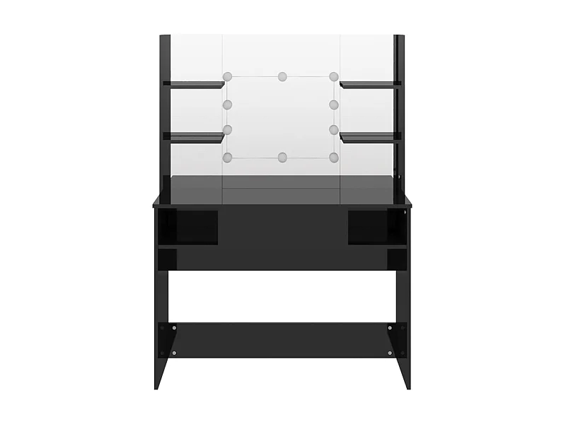 Table de maquillage avec éclairage LED 100x40x135 MDF 3