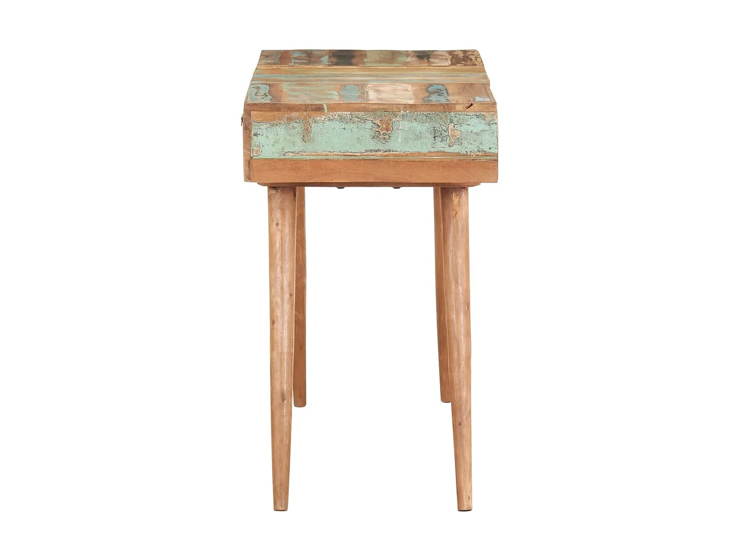 Coiffeuse avec miroir 112x45x76 Bois massif de récupération