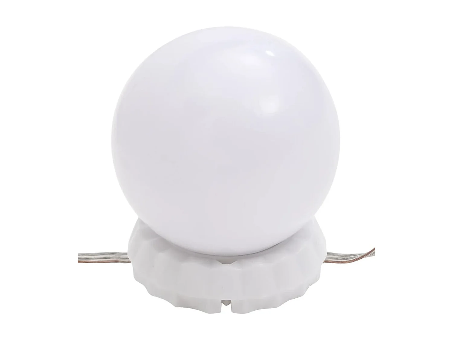 Coiffeuse avec LED Noir 60x40x140