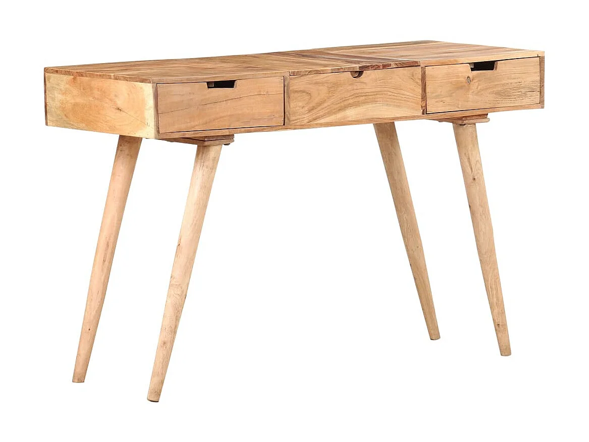 Coiffeuse avec miroir 112x45x76 Bois d'acacia massif