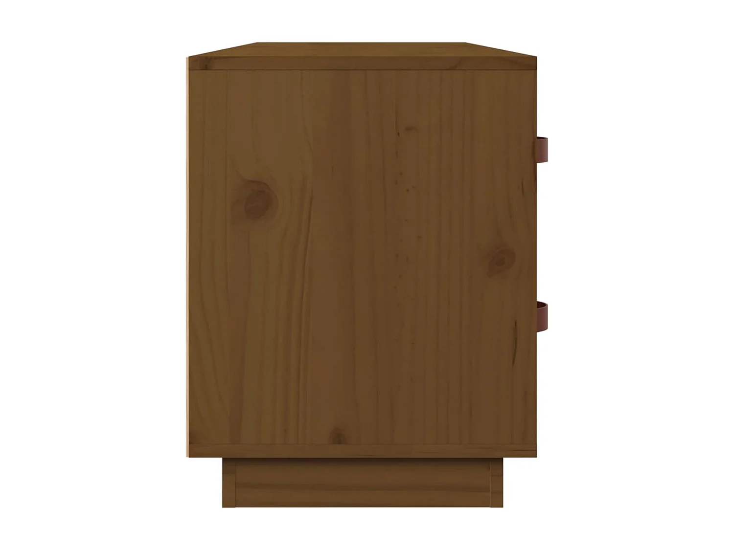 Banc à chaussures Marron miel 100x34x45 Bois de pin massif Rika