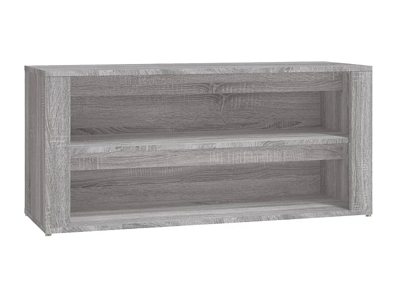 Étagère à chaussures Sonoma gris 100x35x45 Bois d'ingénierie