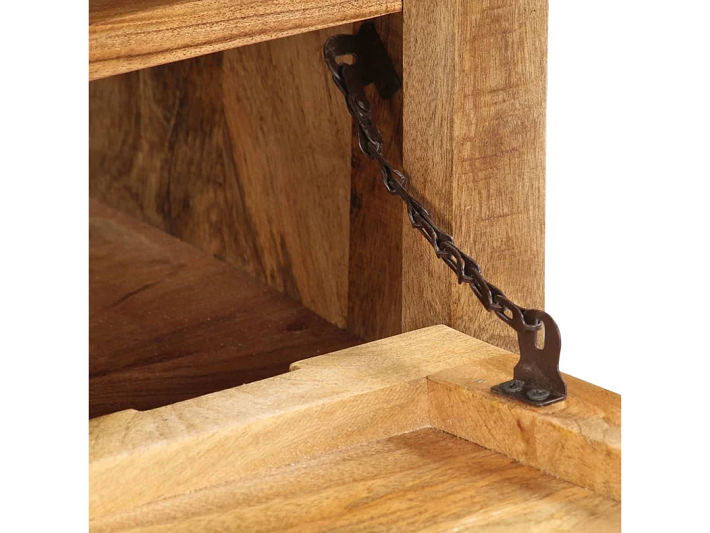 Armoire à chaussures 86x35x55 Bois de manguier solide