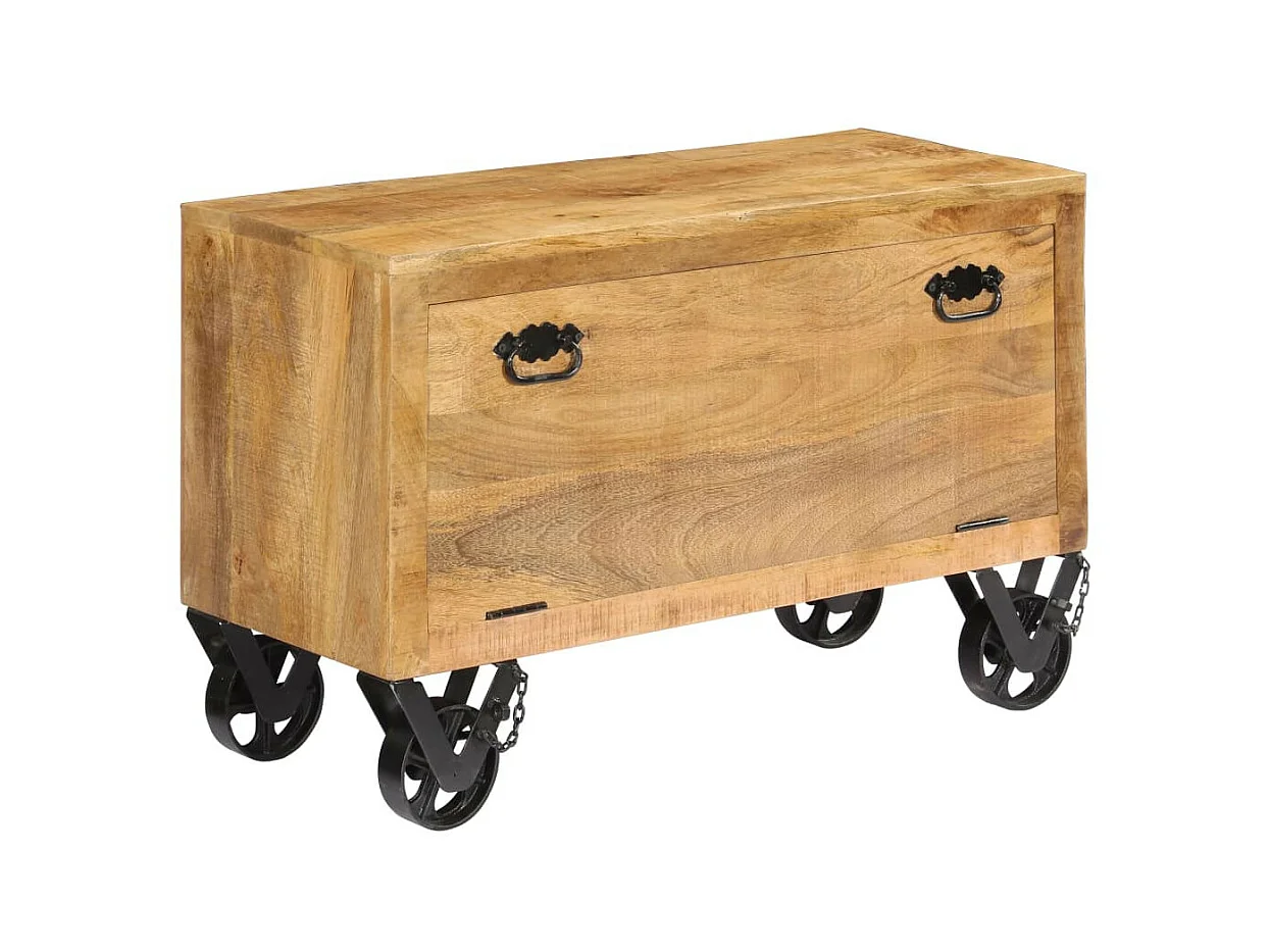 Armoire à chaussures 86x35x55 Bois de manguier solide