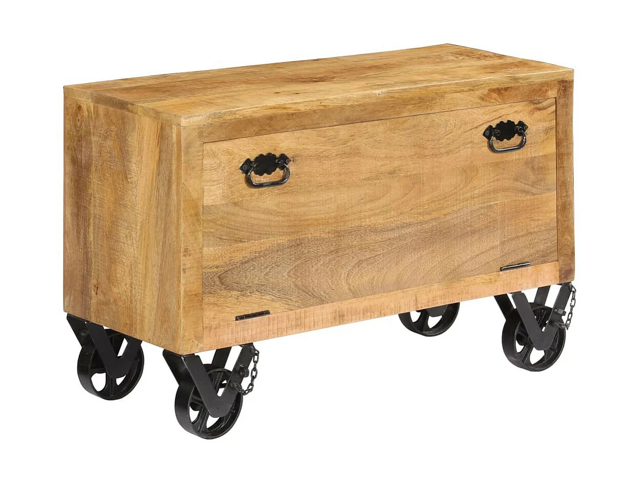 Armoire à chaussures 86x35x55 Bois de manguier solide