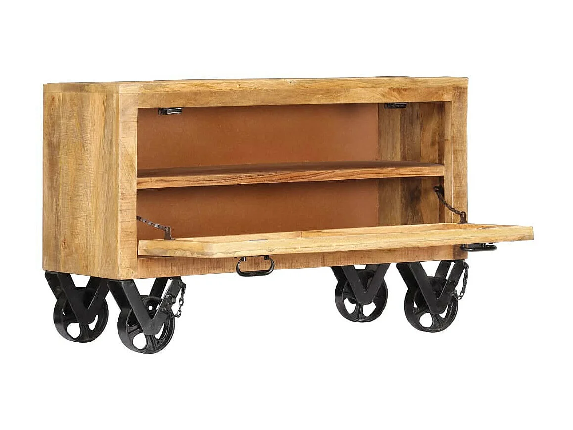 Armoire à chaussures 86x35x55 Bois de manguier solide