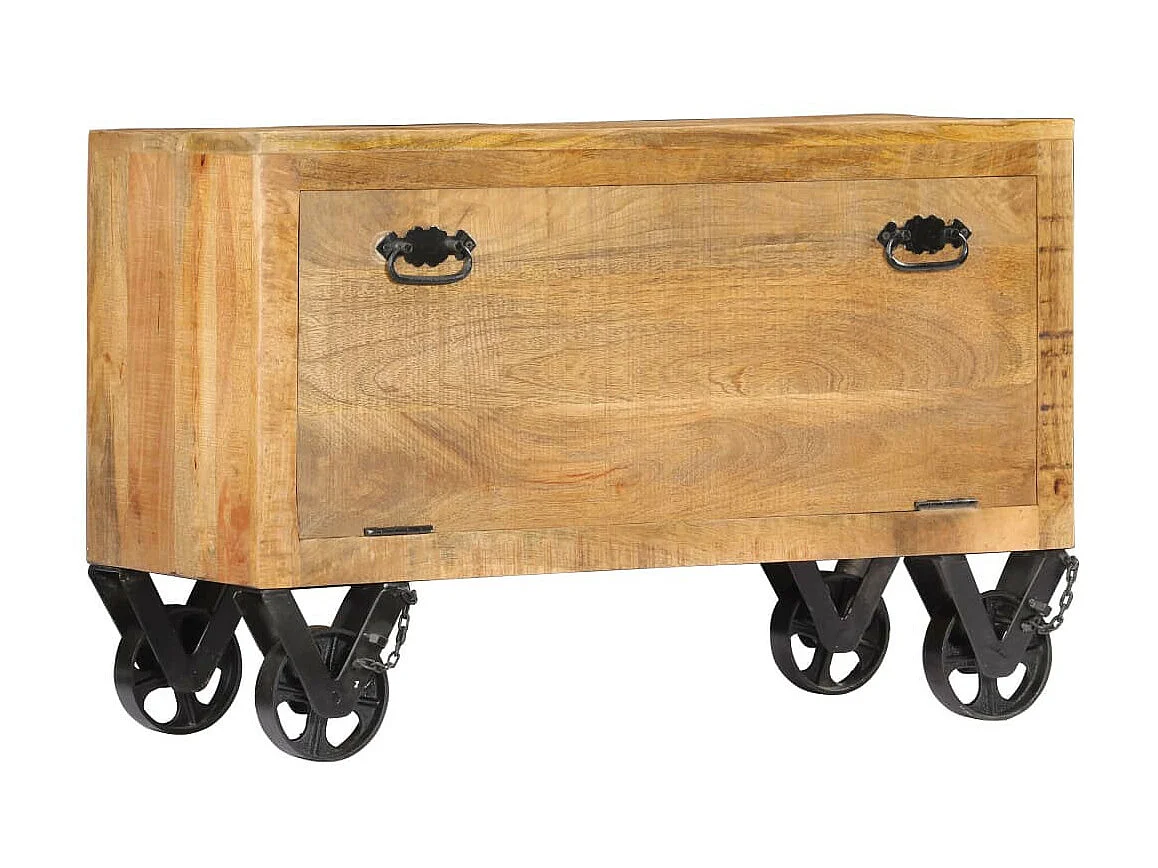 Armoire à chaussures 86x35x55 Bois de manguier solide