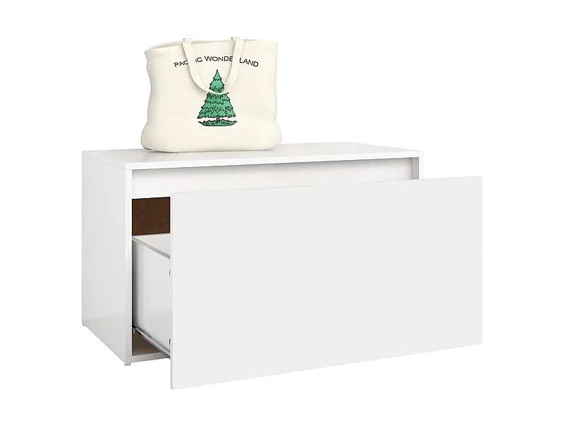 Banc d'entrée 80x40x45 Blanc