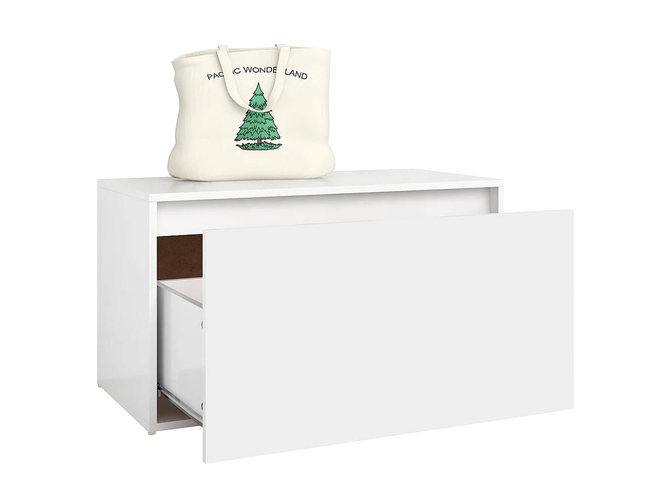 Banc d'entrée 80x40x45 Blanc