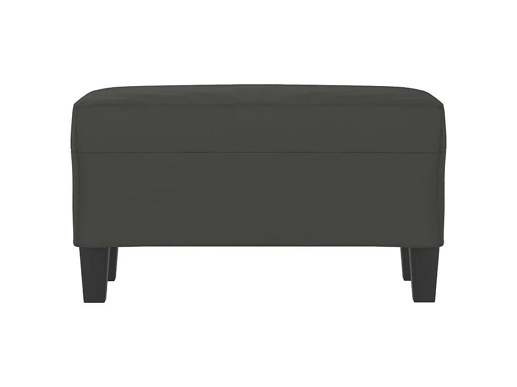 Banc Gris foncé 70x35x41 Tissu microfibre