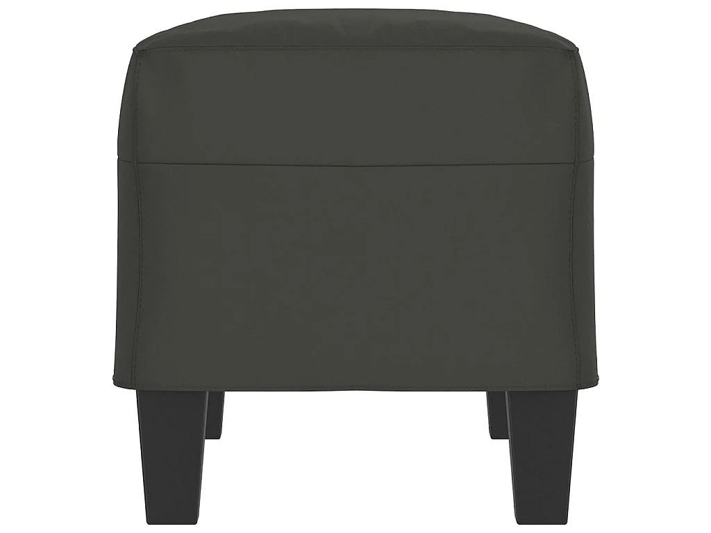 Banc Gris foncé 70x35x41 Tissu microfibre