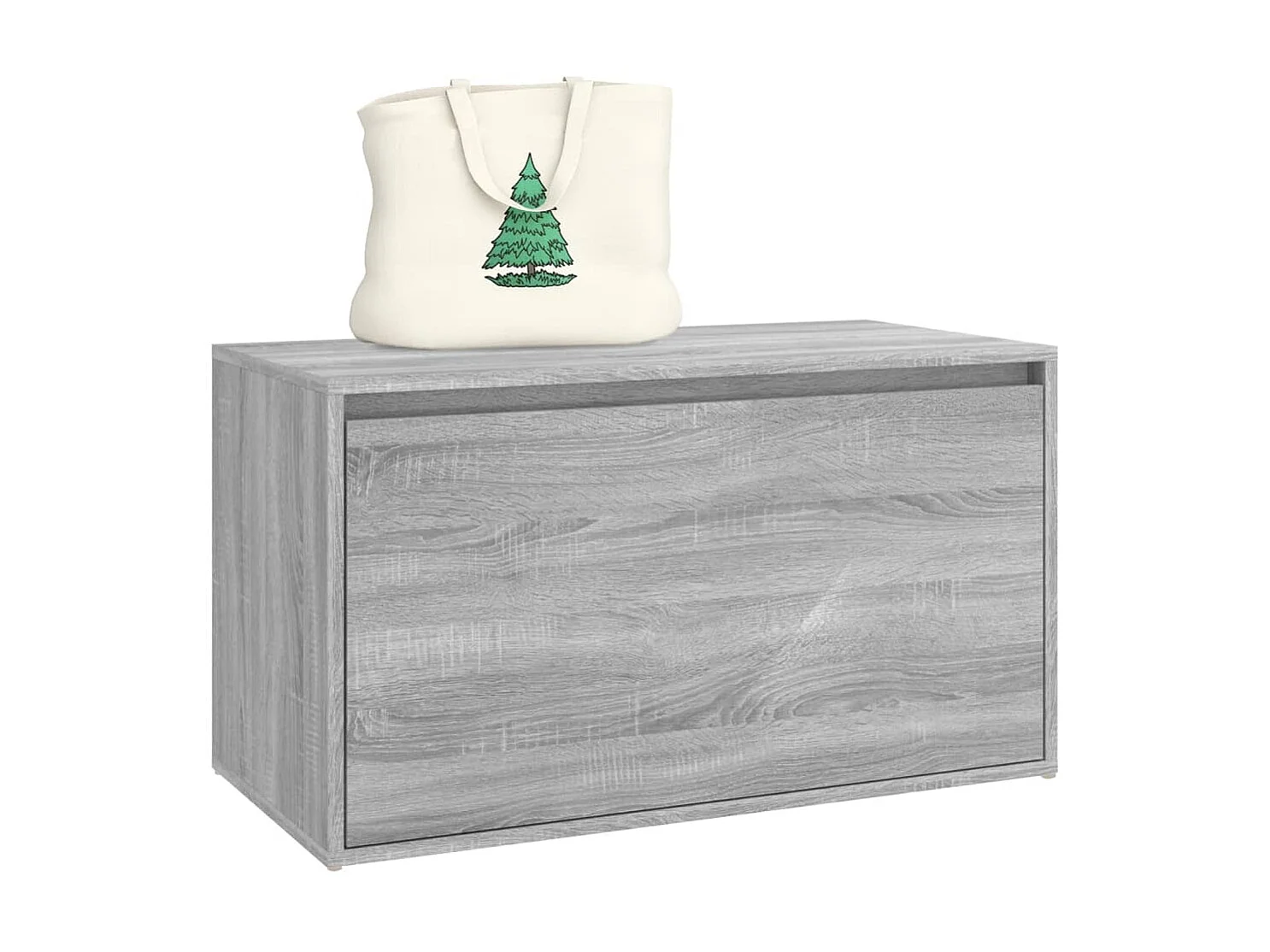 Banc d'entrée 80x40x45 Sonoma gris Bois d'ingénierie